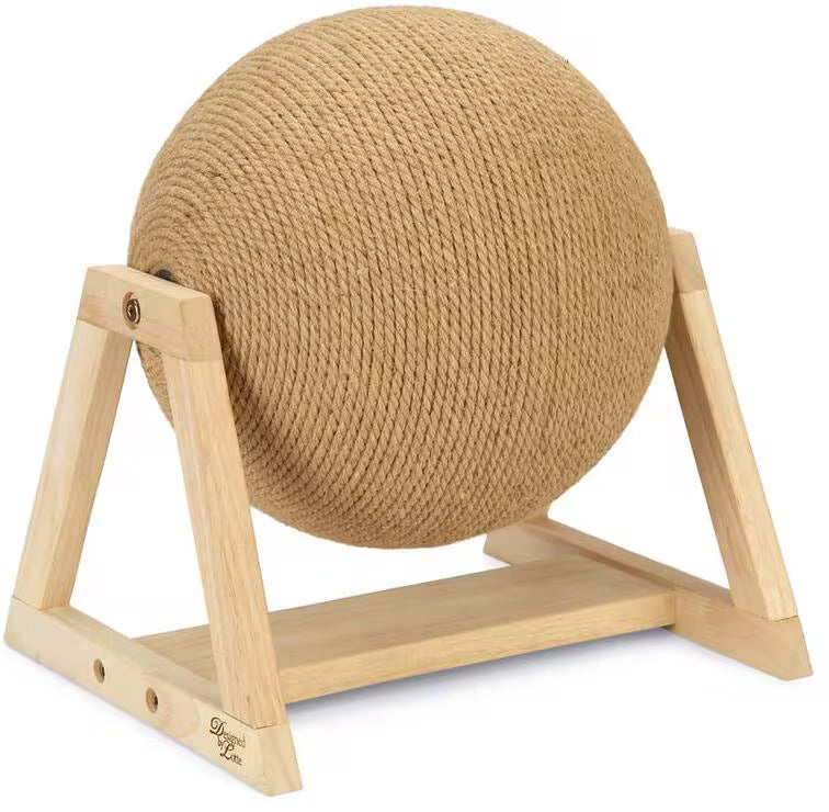 Kratzball aus Juteseil